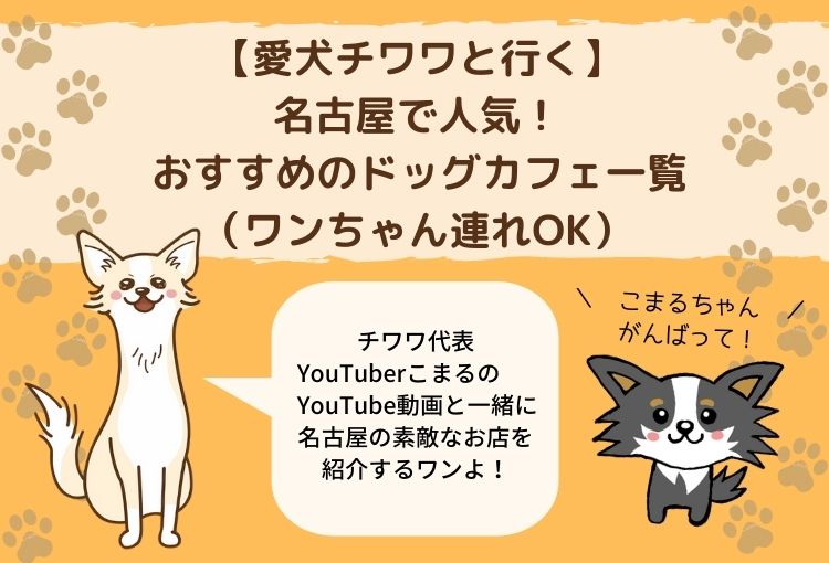 【愛犬チワワと行く】名古屋で人気！おすすめのドッグカフェ一覧（ワンちゃん連れOK）